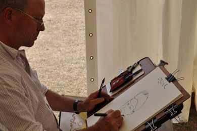 al hayball, artist, alan hayball, caricaturist,