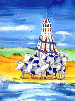 'The Cows of Helter-Skelter Beach