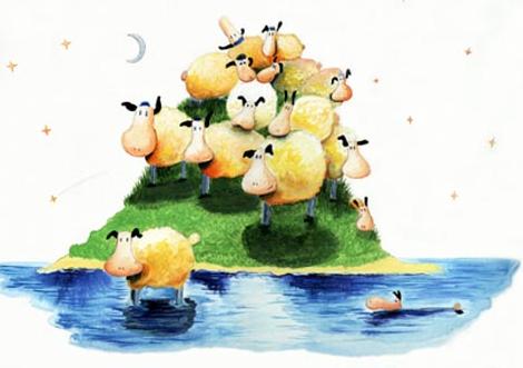 'a heap of sheep' by al hayball