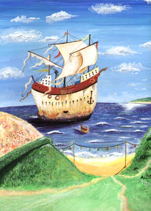 ship painting
